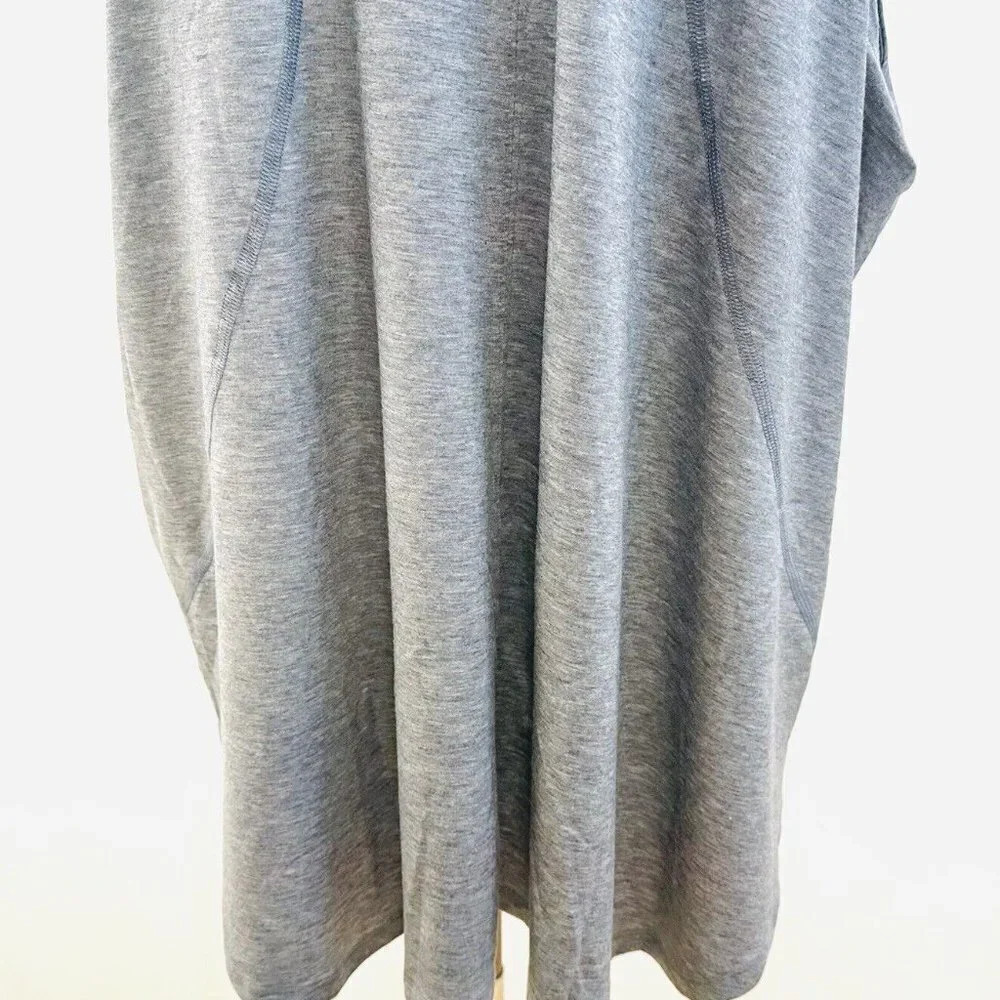 NWT TEK GEAR Women Sleeveless Pullover High Neck Gray Muscle Shirt Plus Size 2X - Picture 9 of 14